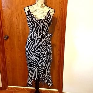 WHBM 👗H/P 7-25👗High-low Animal Print Dress